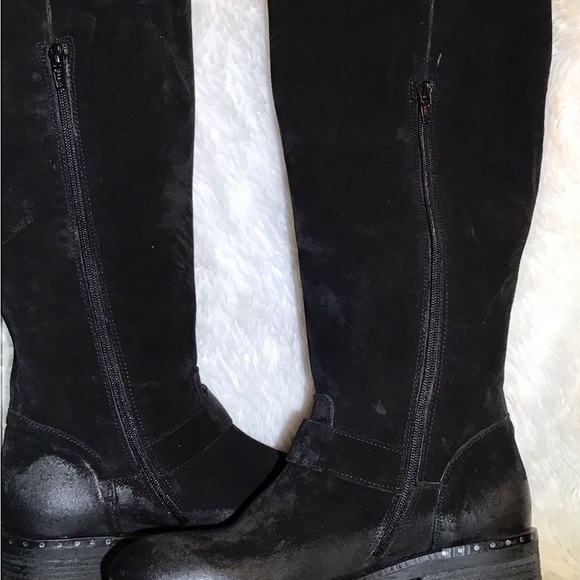 L’idea by Lori black leather/suede riding boots - Picture 8 of 9